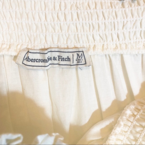 Abercrombie & Fitch Cotton Eyelet Blouse Size M - Picture 4 of 5